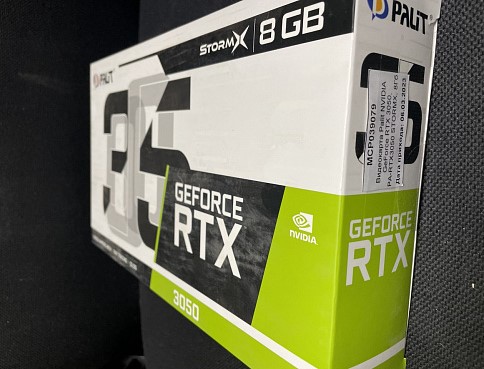 Видеокарта Palit NVIDIA GeForce RTX 3050, PA-RTX3050 STORMX, 8Гб фото 90100