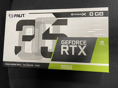 Видеокарта Palit NVIDIA GeForce RTX 3050, PA-RTX3050 STORMX, 8Гб фото 1