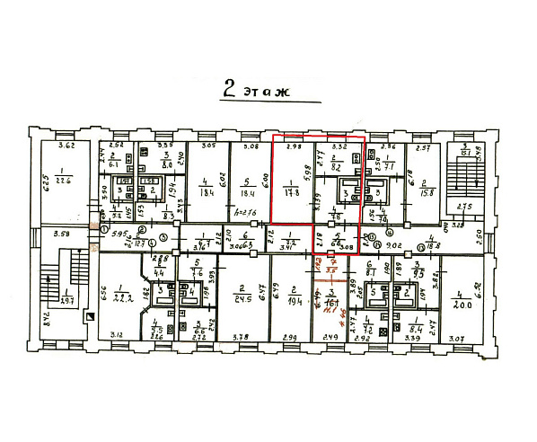 1-к Квартира  площадью 43,30 м² фото 90499