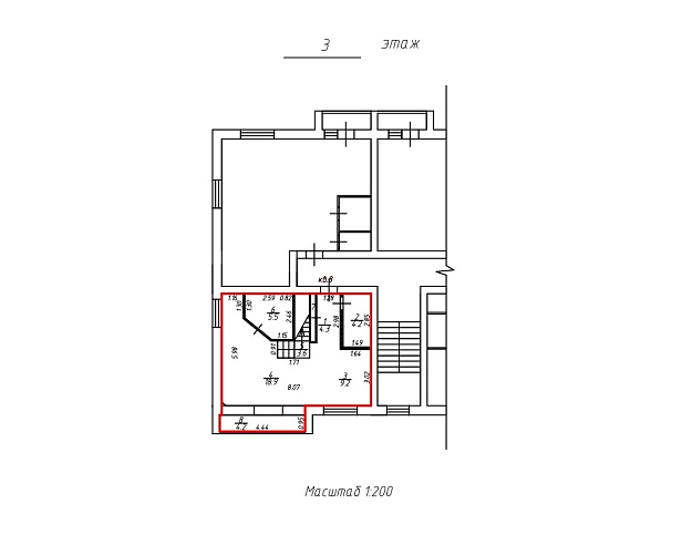 2-к квартира площадью 95,10 м² фото 86336